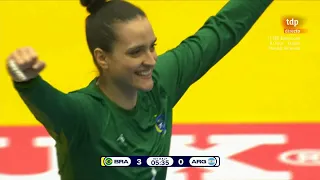 Mundial Femenino de Dinamarca/Noruega/Suecia 2023 - 2º F. 2º P. Gr. IV. Brasil vs. Argentina